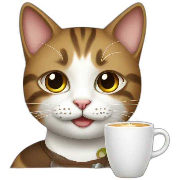 Barista Cat emoji