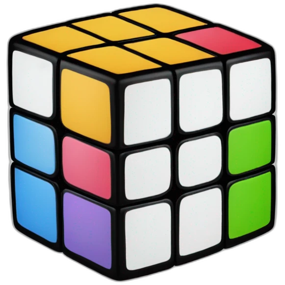Rubik's cube emoji