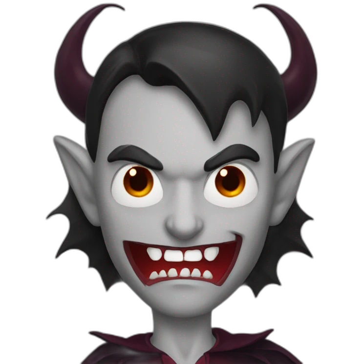 Vampire devil emoji