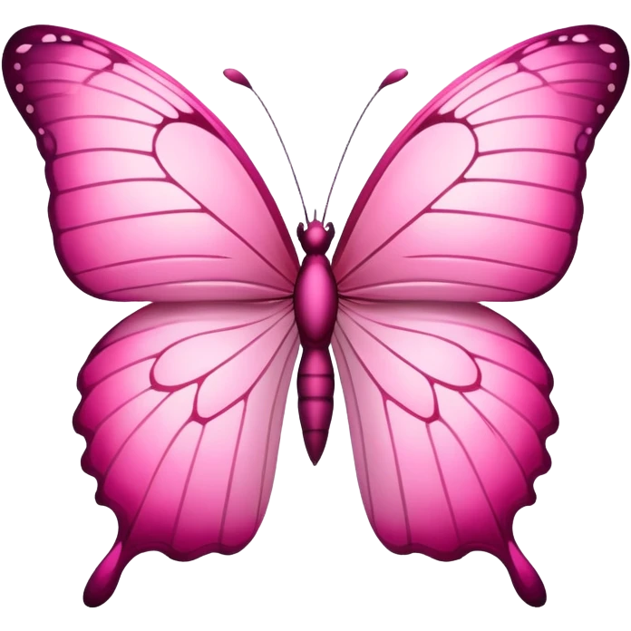 Pink butterfly  emoji