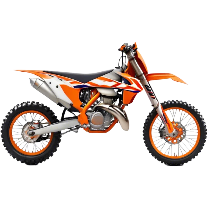 KTM Dirtbike - KTM 250 SX (Model Year: 2021) (Iconic colour: Orange) emoji