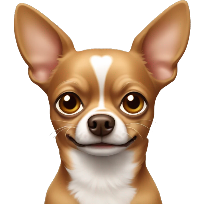 Old brown Chihuahua emoji