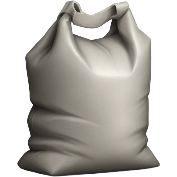 Concrete bag emoji