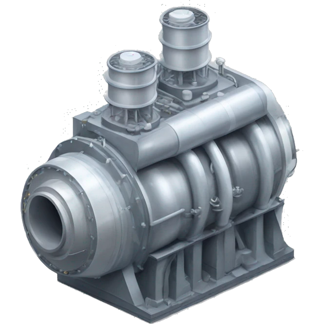 high-purity hydrogen gas turbine isometric emoji