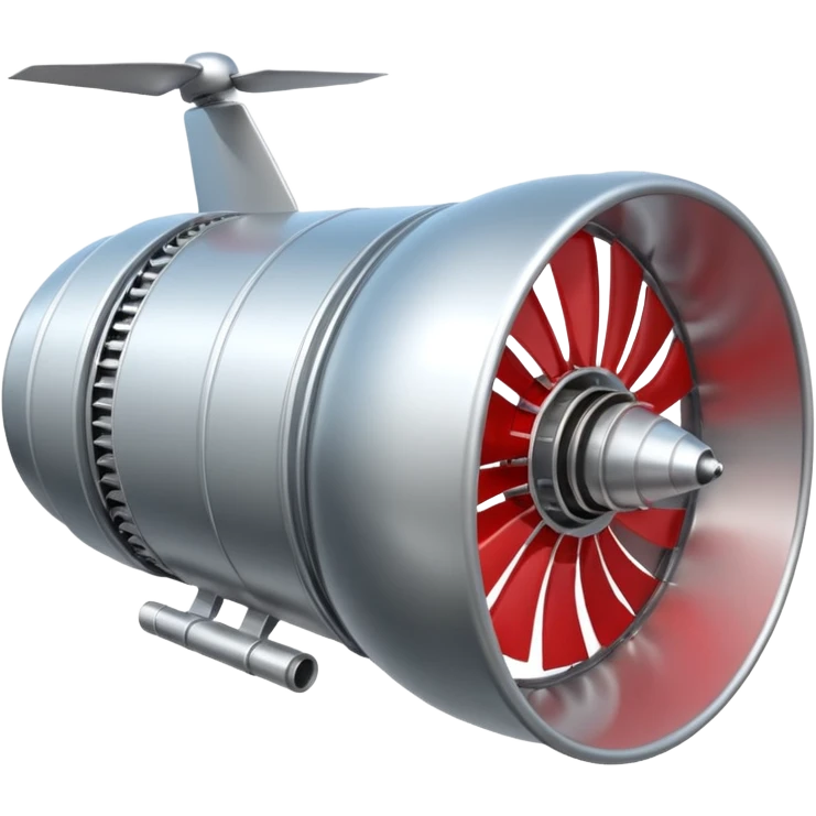 Generate a jet engine for the Russian drone "Geranium-3" emoji