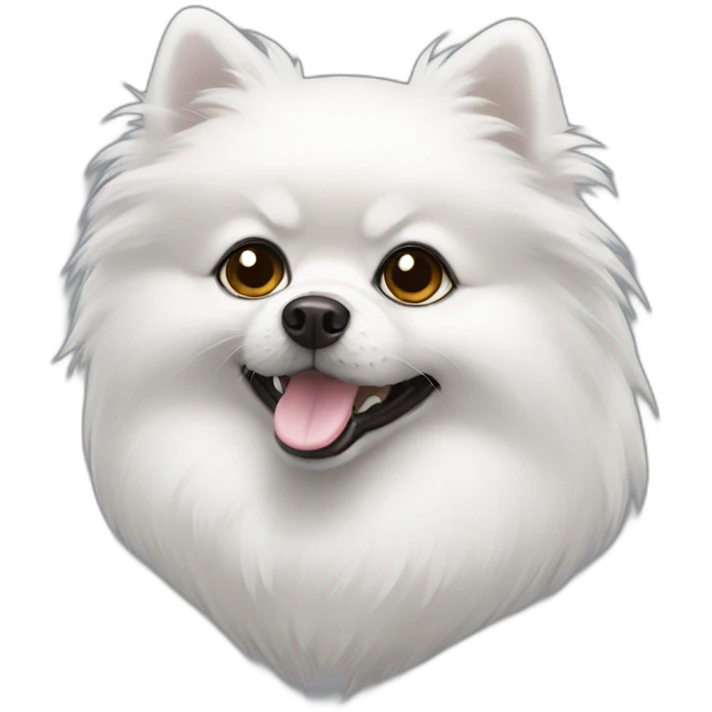 ghost Pomeranian emoji