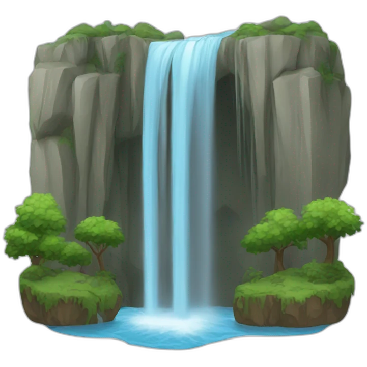Waterfall emoji