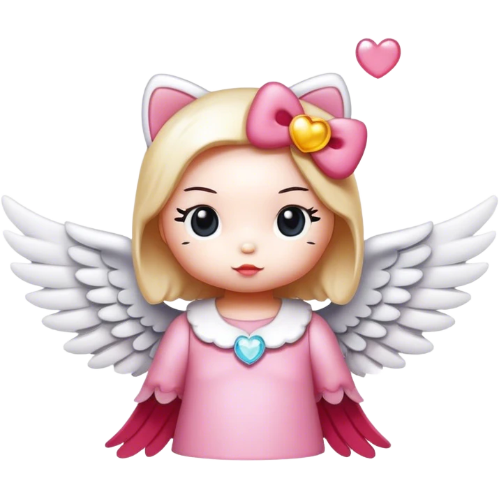 hello kitty with wings emoji