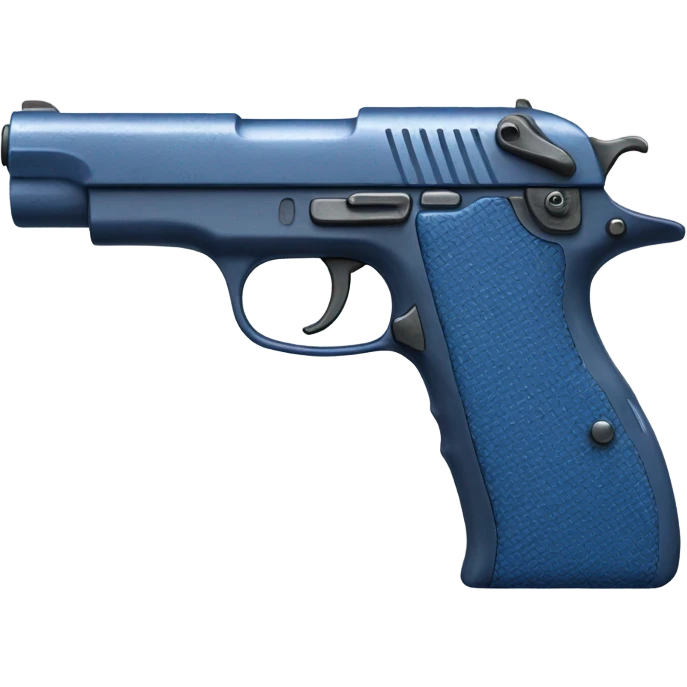 Blue gun emoji