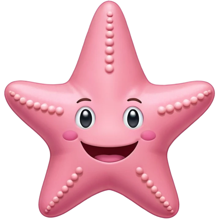Patrick Star from SpongeBob, smiling emoji