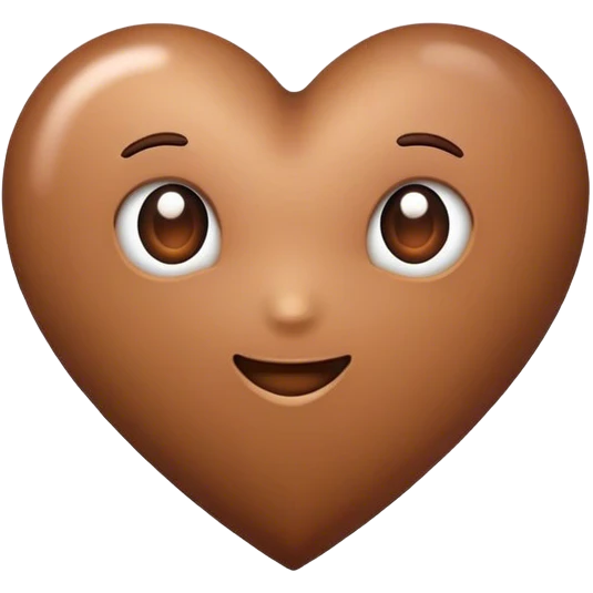 brown heart emoji
