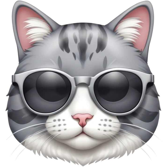 Cat wearing sunglasses emoji