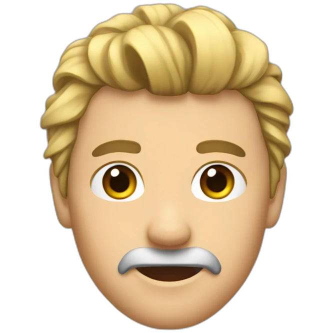 annoying mullet hair  emoji