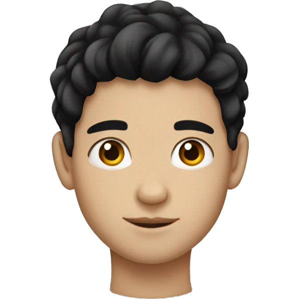 PRINCESS BOY WITH BLACK HAIR AND FAIR SKIN emoji