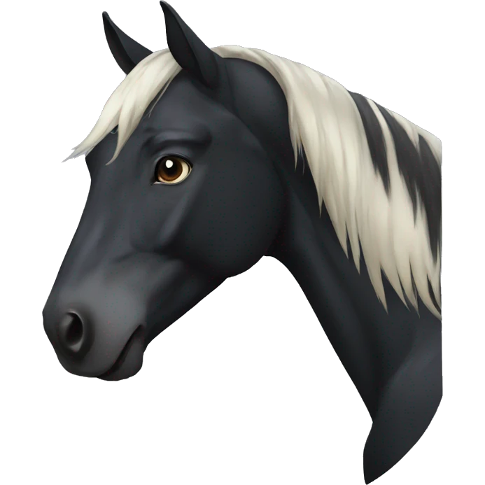 black horse emoji