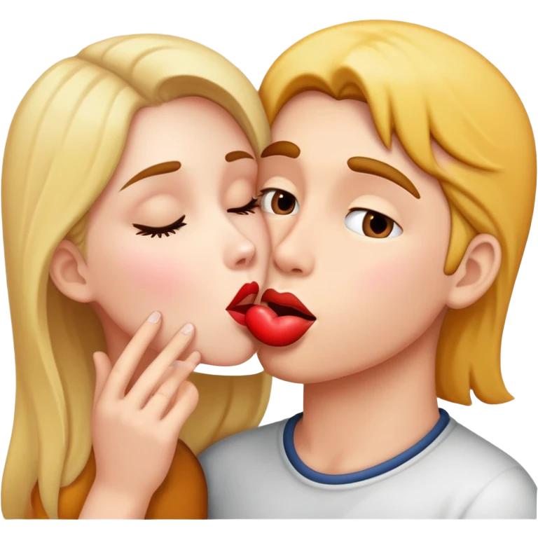 Giving kisses  emoji