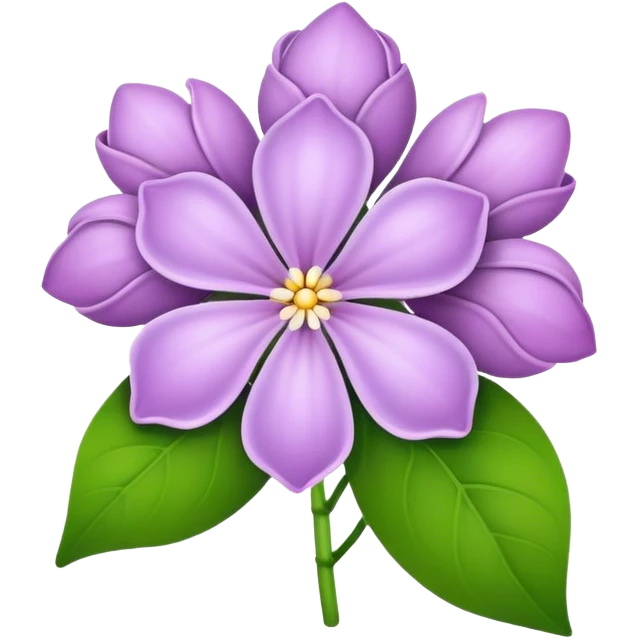lilac colour flower emoji
