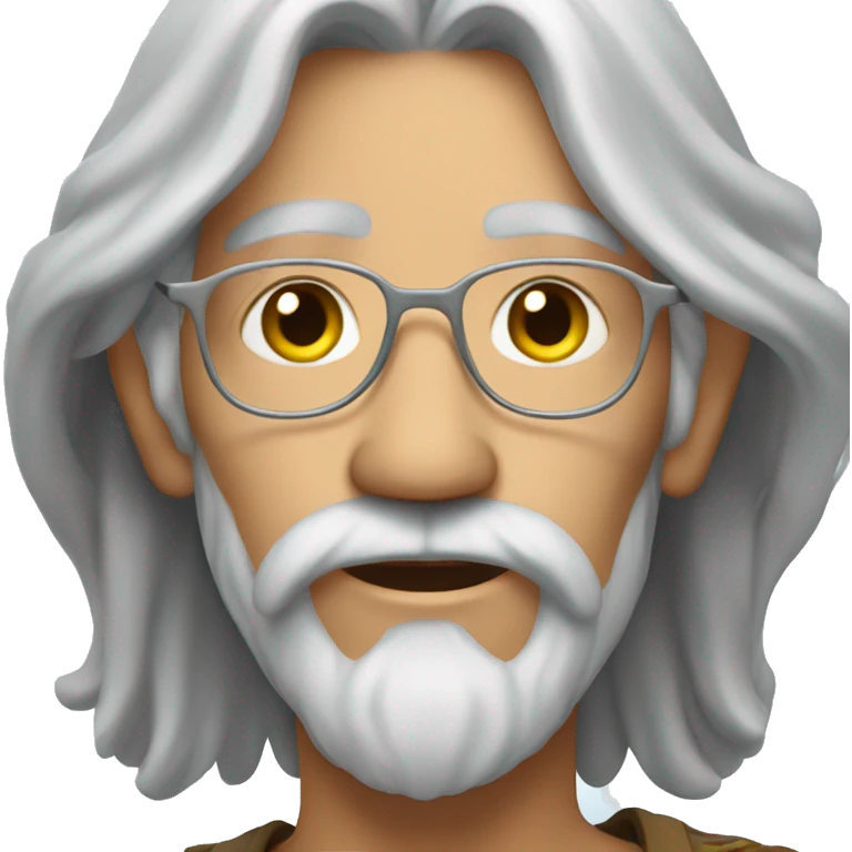gray haired hippie fairy emoji