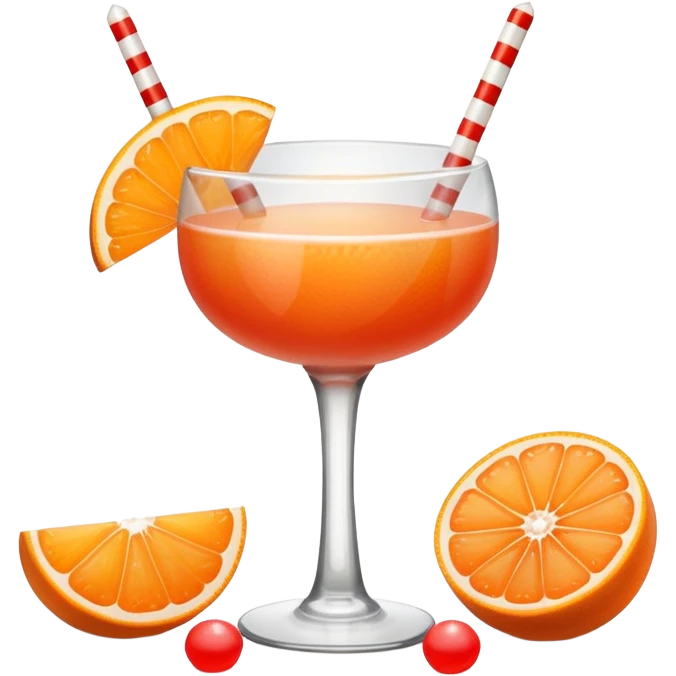 An orange grapefruit, with a horizontal red stripe around the middle. 4 vertical cocktail sticks in the orange with small pieces of candy on the sticks. On top of the orange a small white lit candle. emoji