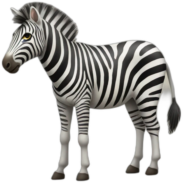 Zebre debout emoji