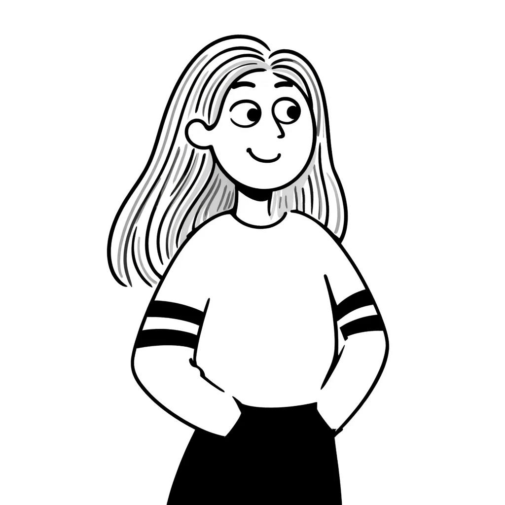 Woman with blonde hair and light brown eyes emoji
