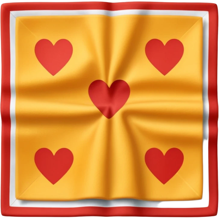 patterned napkin emoji