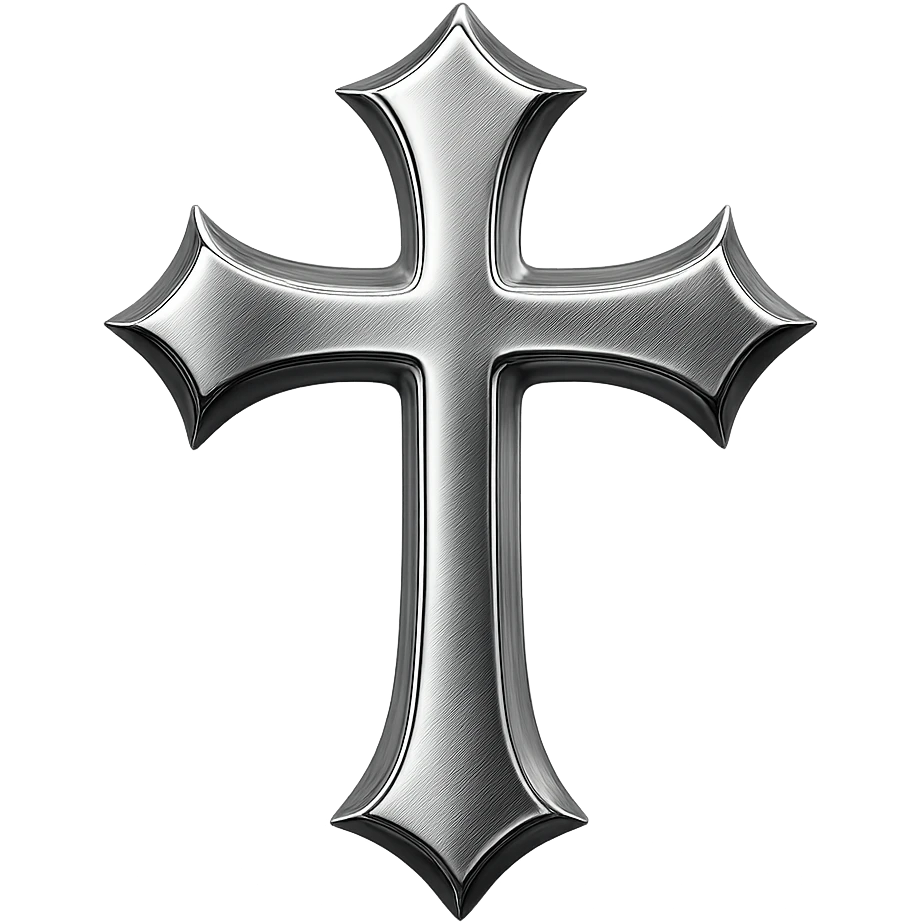 goth cross emoji