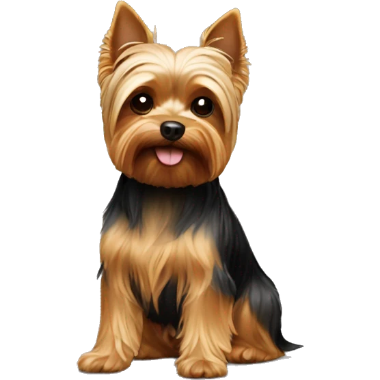 Yorkie dog emoji