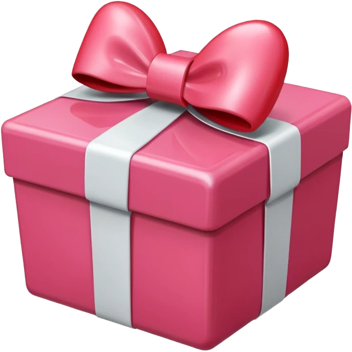 pink heart coming out of a red box with a bow emoji