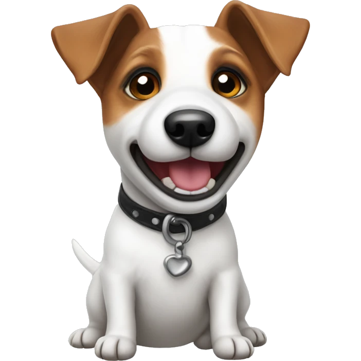 mini cute jack russel terrier emoji