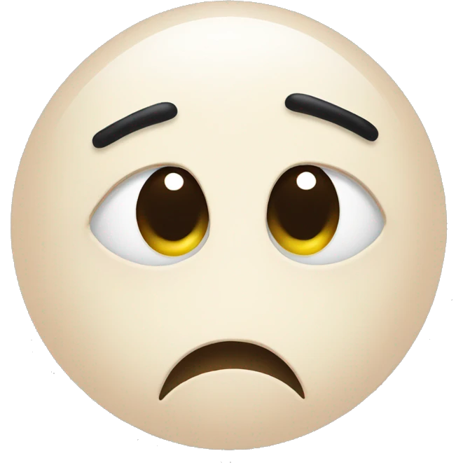 Face sad and have broken egg emoji
