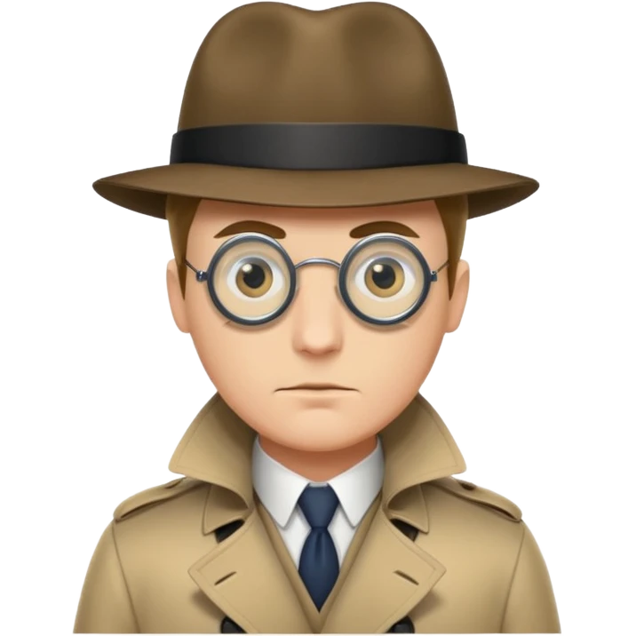 detective with a monocle eye emoji