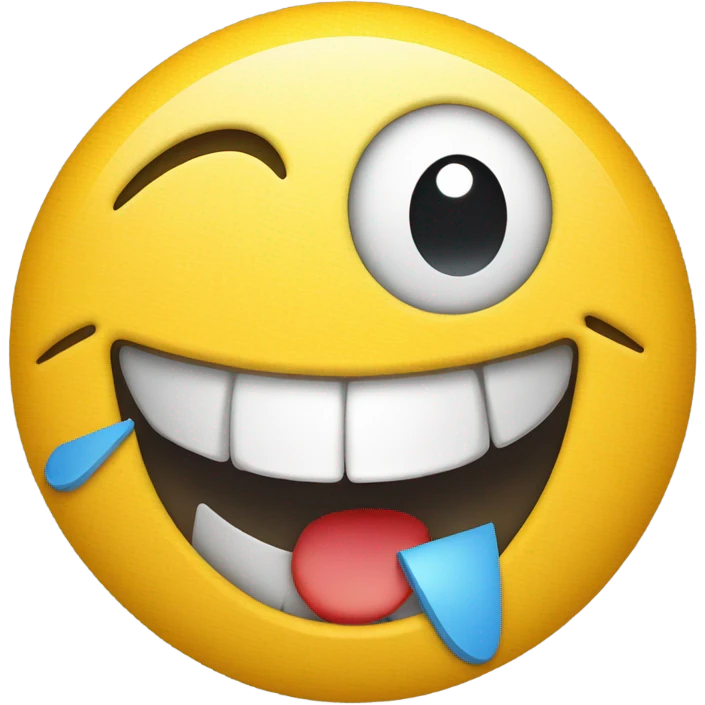 Happy smiley with broken heart emoji