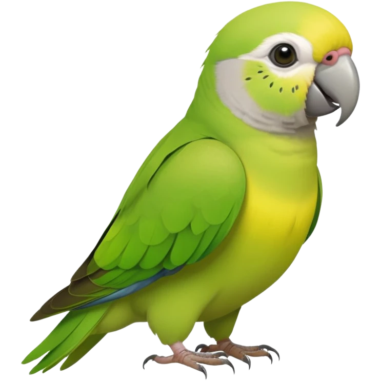Monk parakeet emoji