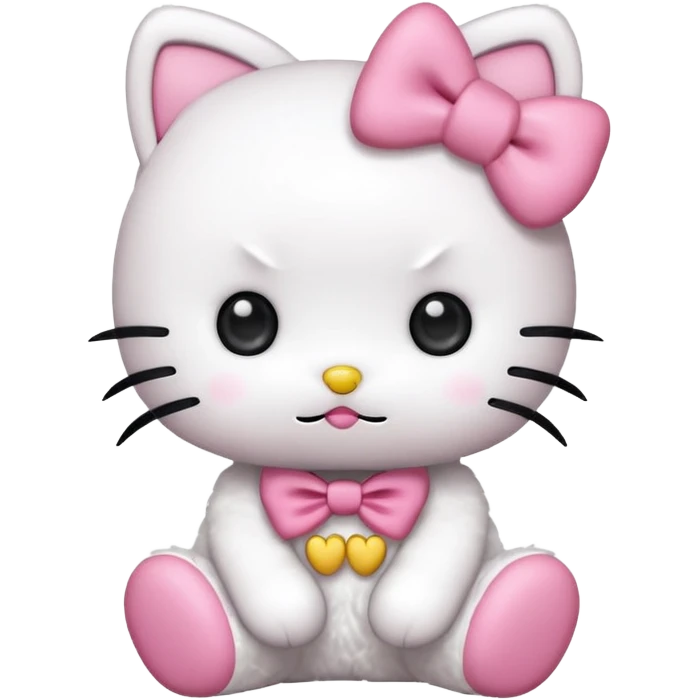 Hello kitty stady emoji