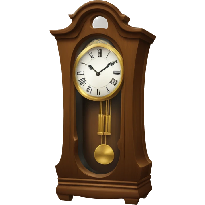Grandfather clock emoji