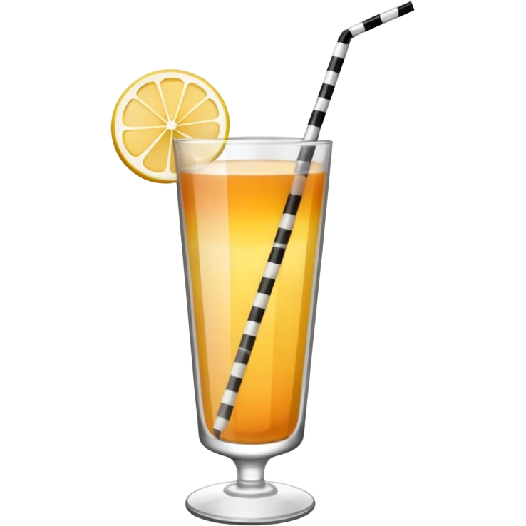 black white cocktail emoji