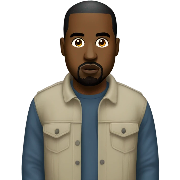 Kanye west with nitrous emoji