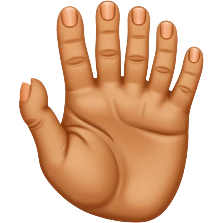 Middle finger toes emoji