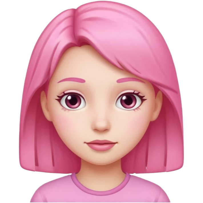 Pink girl emoji