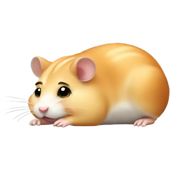 Farting hamster emoji
