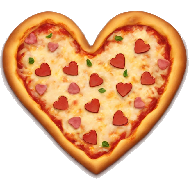 heart shaped pizza emoji