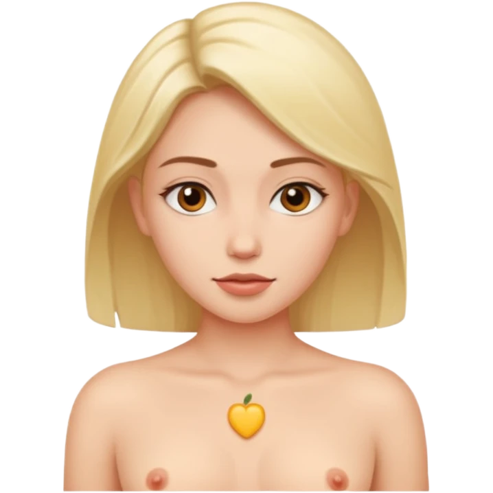 women showing boobs nipples emoji