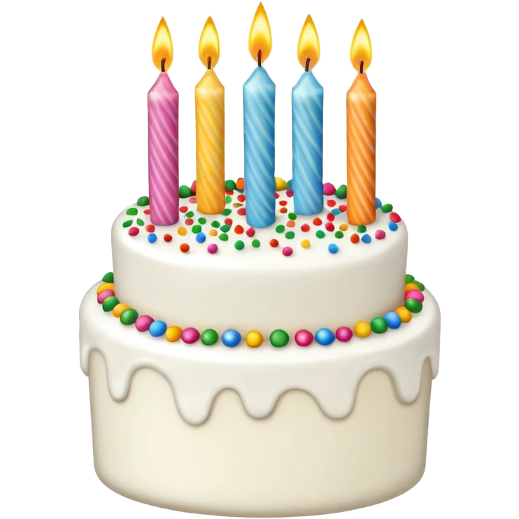 Birthday cake emoji