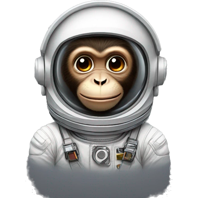 Monkey astronaut  emoji