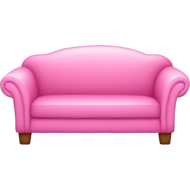 Pink couch emoji