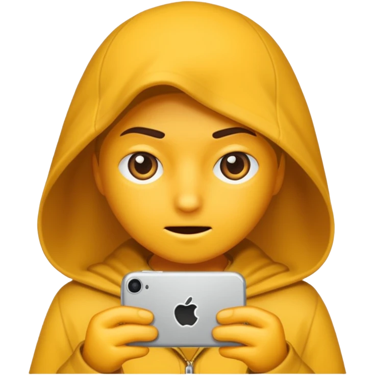 An action which describes a suspicious activity emoji