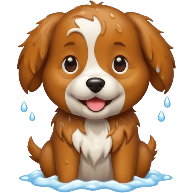 Dog bath emoji