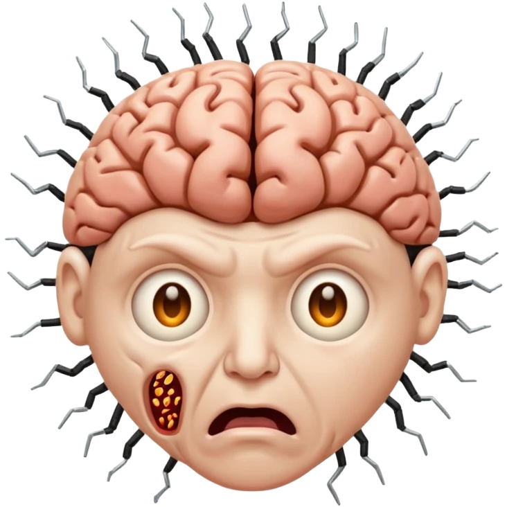 Brain is shoked emoji