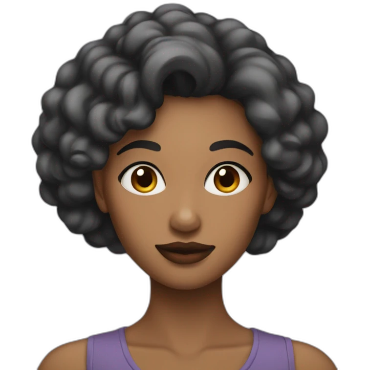 Femme maquillée  emoji